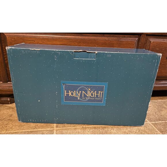 Williraye Studio 2006 “Tree for Me” Winter Snowman Wagon Dog Bells Birds WW2576 - Picture 12 of 15